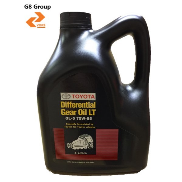 Toyota Differential Gear Oil GL-5 ( 4Litres ) 75W85 (DGLT575W854L ...