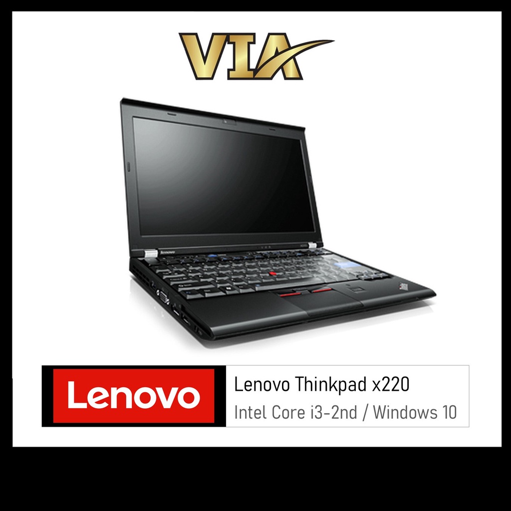 [ WEBCAM ] Student/Office ULTRABOOK LENOVO THINKPAD X220~CORE i3-2nd GEN~4GB DDR3~SSD~Win10