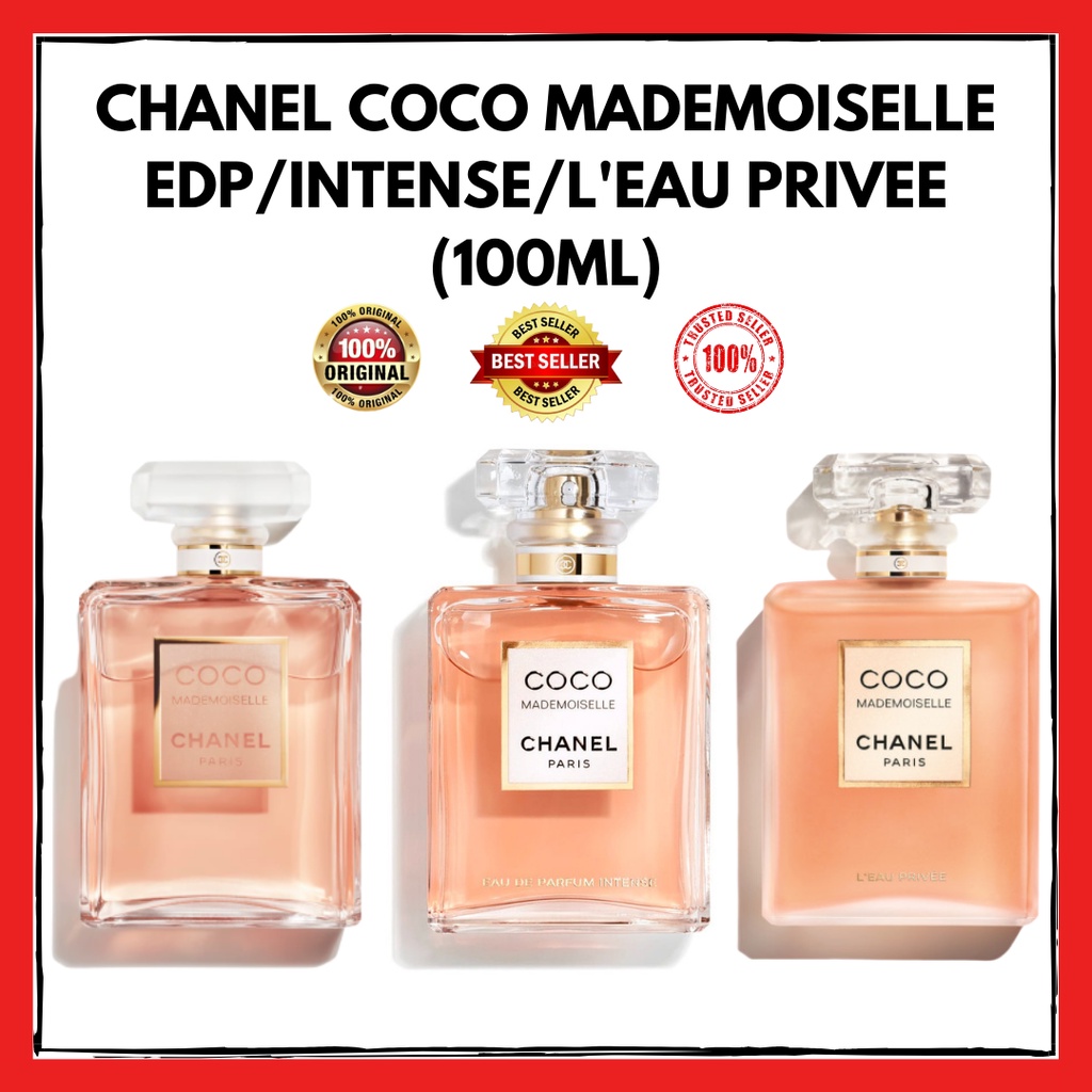 Chanel Coco Mademoiselle Edp Intense L Eau Privee 100ml New In Box Original Perfume Shopee Malaysia
