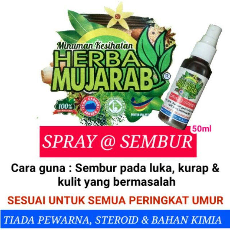 HERBA MUJARAB HQ jenis SPRAY  Shopee Malaysia