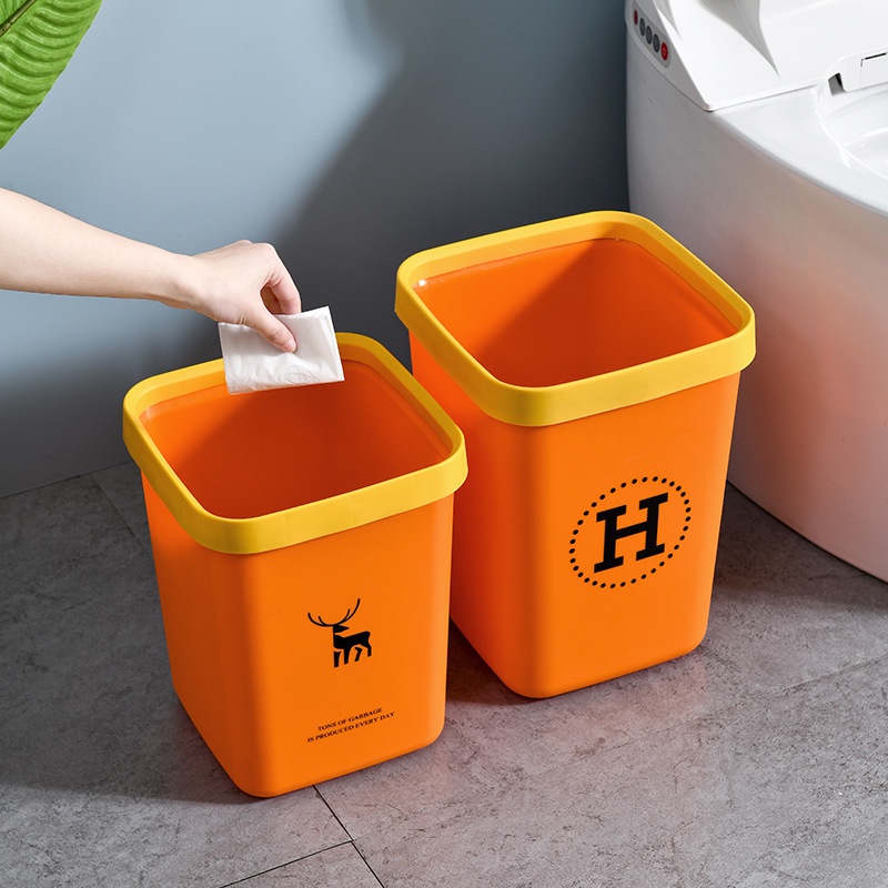 Unique THP H OVAL Trash Can / Nordic Style Trash Can / Bedroom / Living