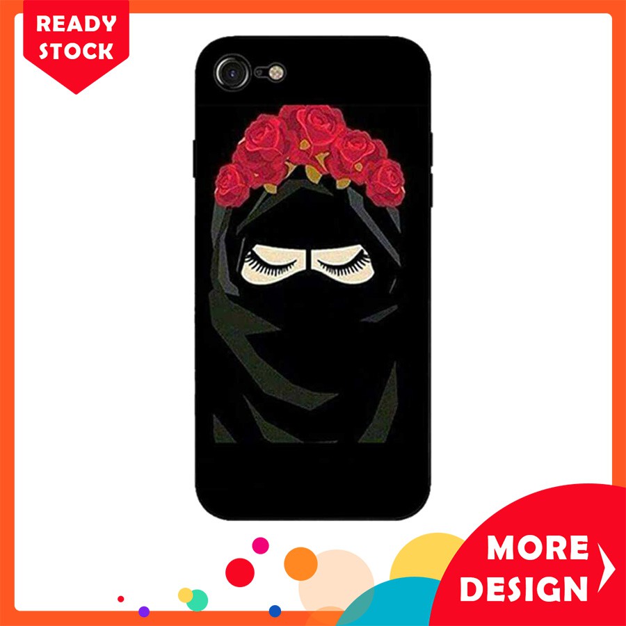 Casing Iphone 6 6s Kmuysl Muslim Islamic Gril Eyes Unique Luxury - 