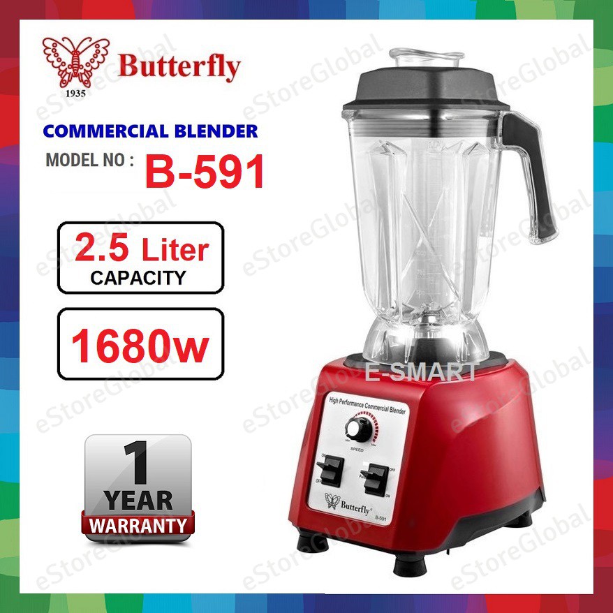 Butterfly B591 1680w Commercial Blender B591 Shopee Malaysia