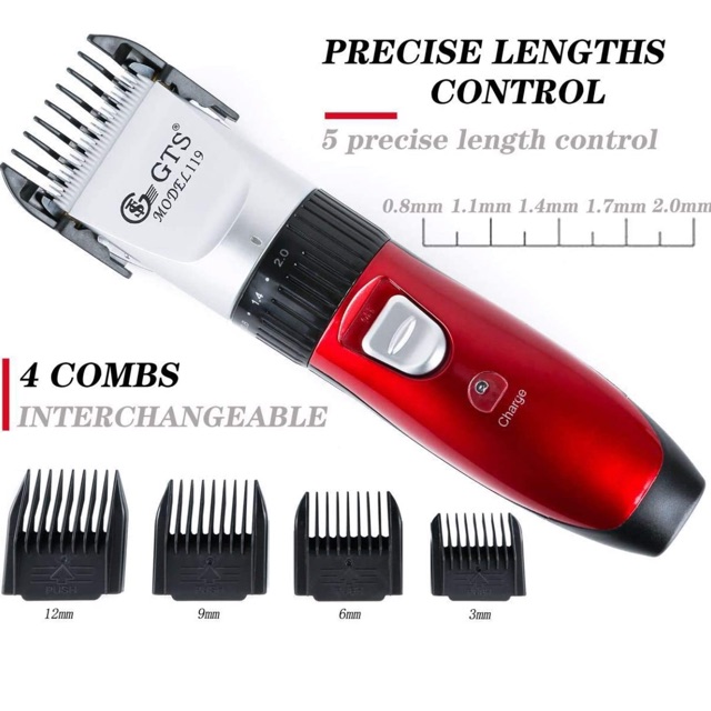 gts rechargeable clipper