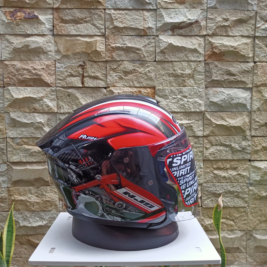 Njs KAIROZ RUSH RED Helmet | Shopee Malaysia