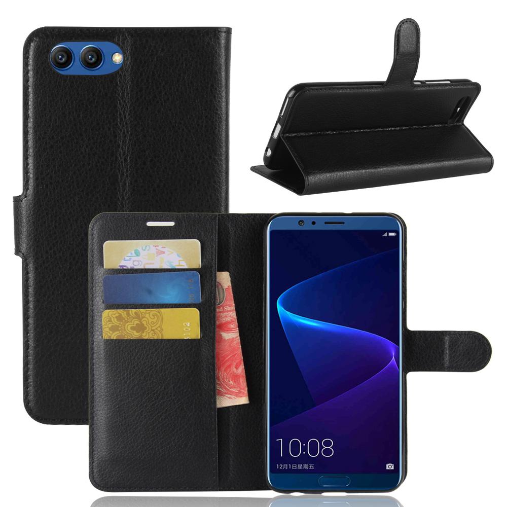 Huawei Nova 2s Honor View 10 Case Litchi Leather Wallet ...