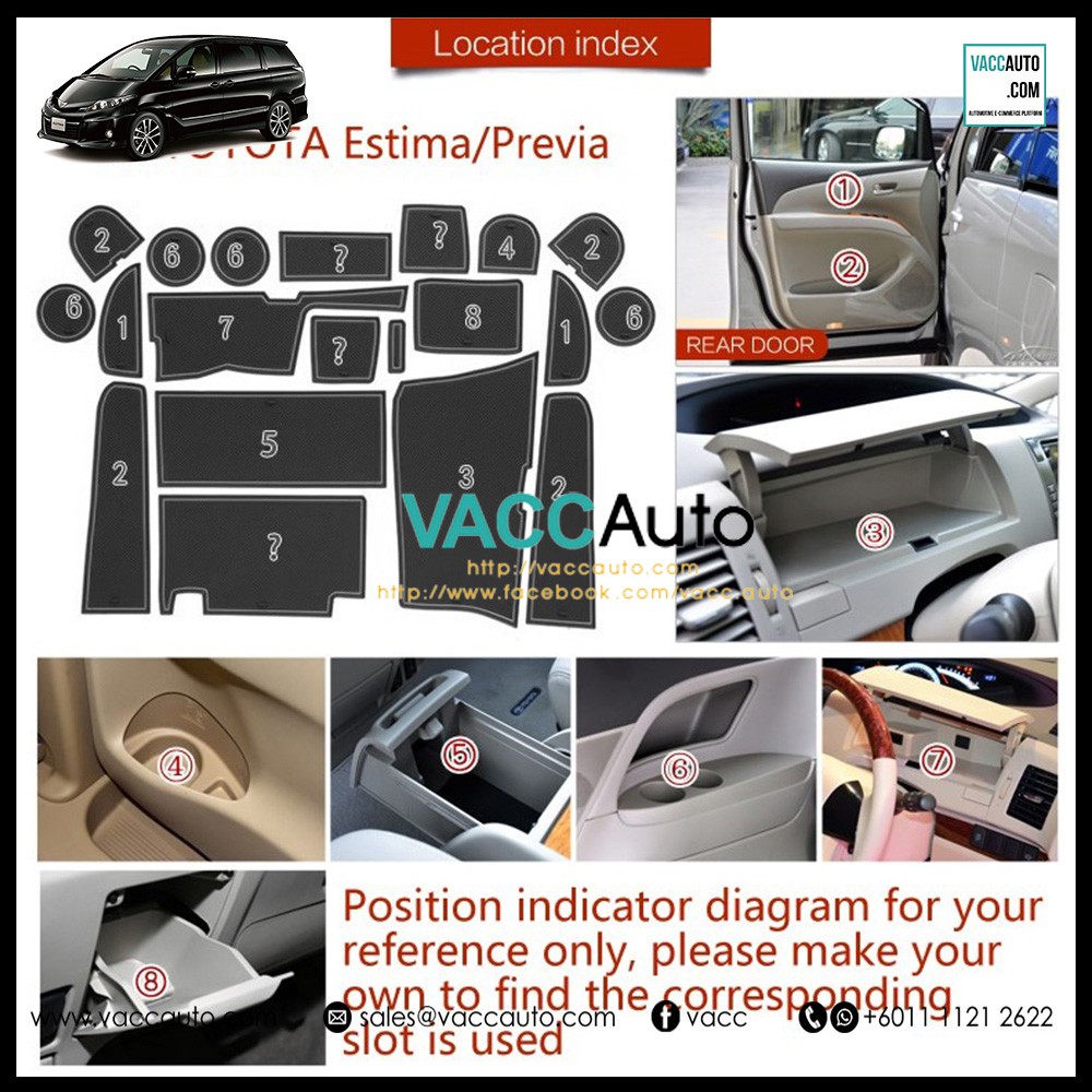 toyota estima accessories