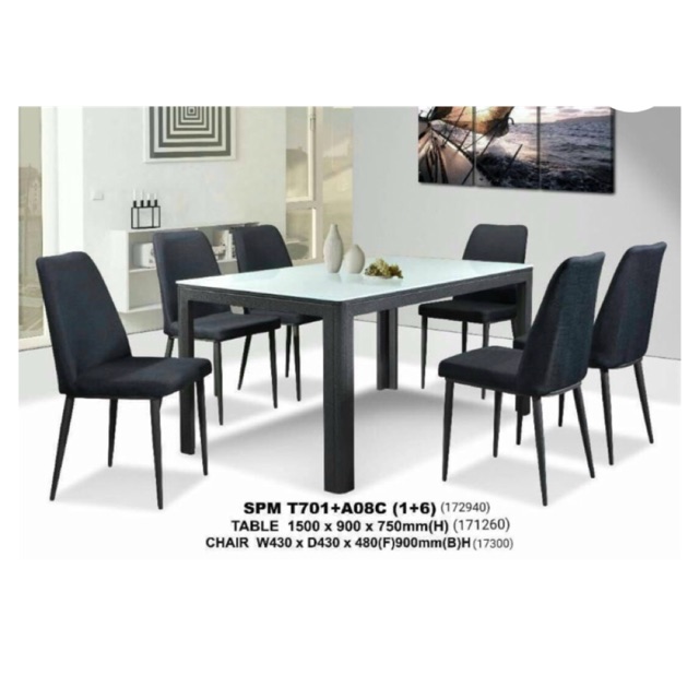 Glass Table Dining For 6 Person, 6 Person Dining Room Table And Chairs