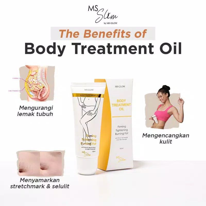 Body TREATMENT OIL MS GLOW / BODY TREATMENT OIL MS SLIM BY GLOW