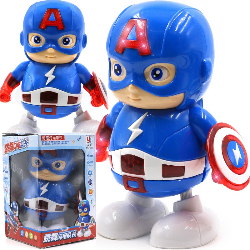 captain america robot toy