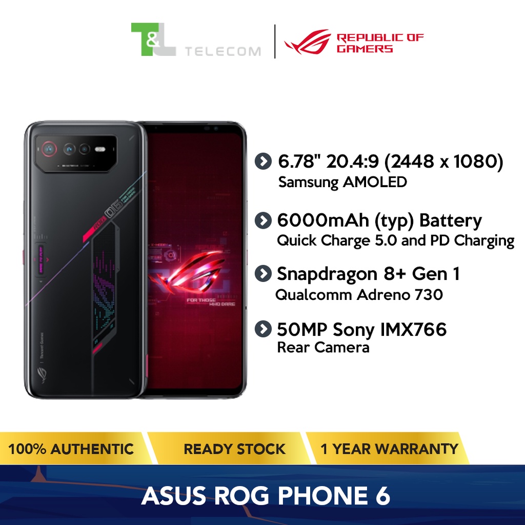 Asus ROG Phone 6 Price in Malaysia & Specs - RM2490 | TechNave