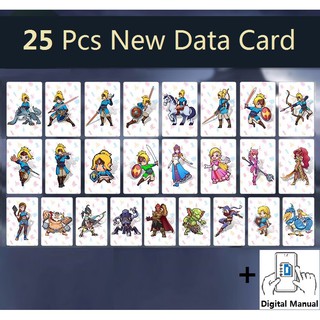 [Hot] 24/25 Pcs The Legend of Zelda Botw Amiibo NFC Tag Cards For Nintendo Switch/OLED/Switch Lite