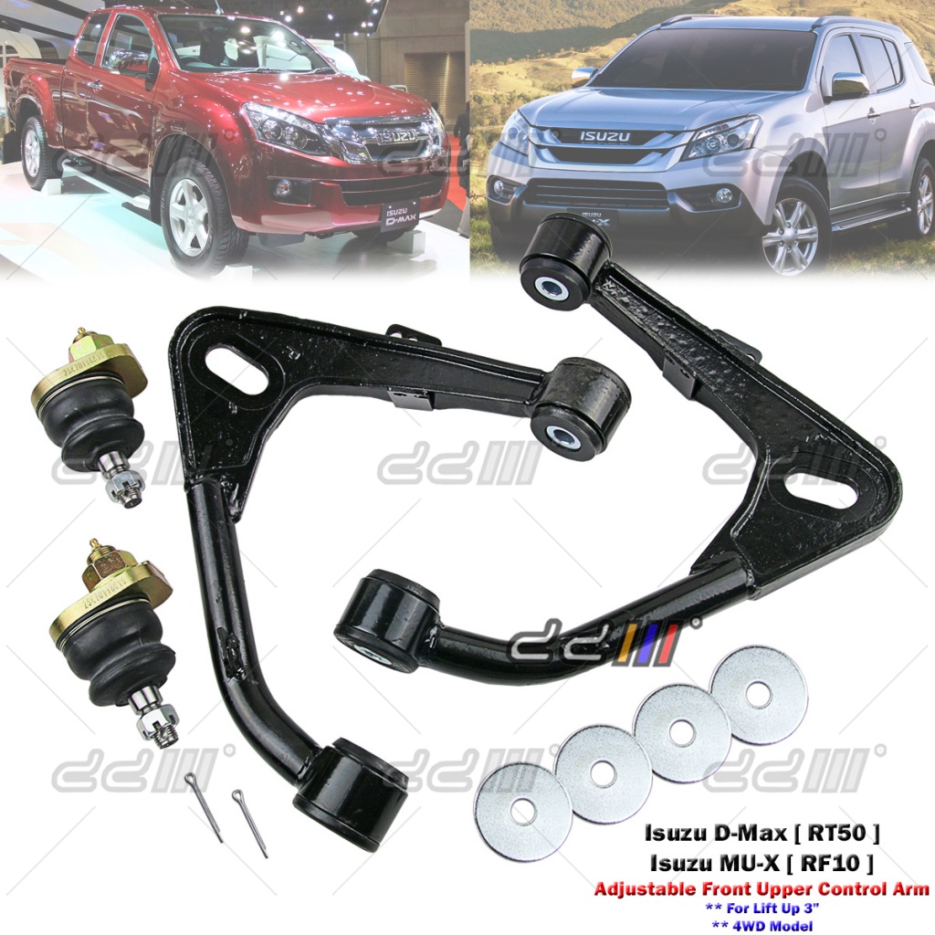 Front Upper Control Arm Adjustable Camber Lift Up 3" Isuzu DMax Dmax V