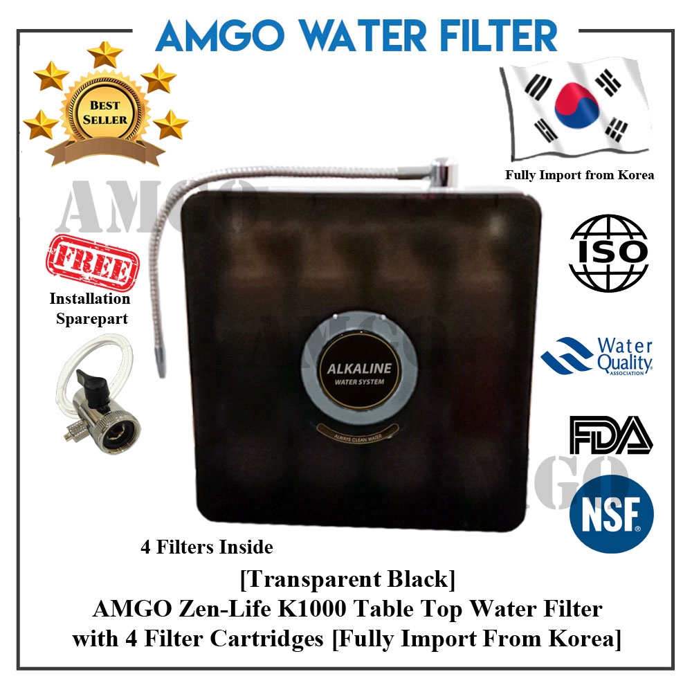 AMGO Korea K1000 KOREA Energy Alkaline Water Filter System , Water Dispenser