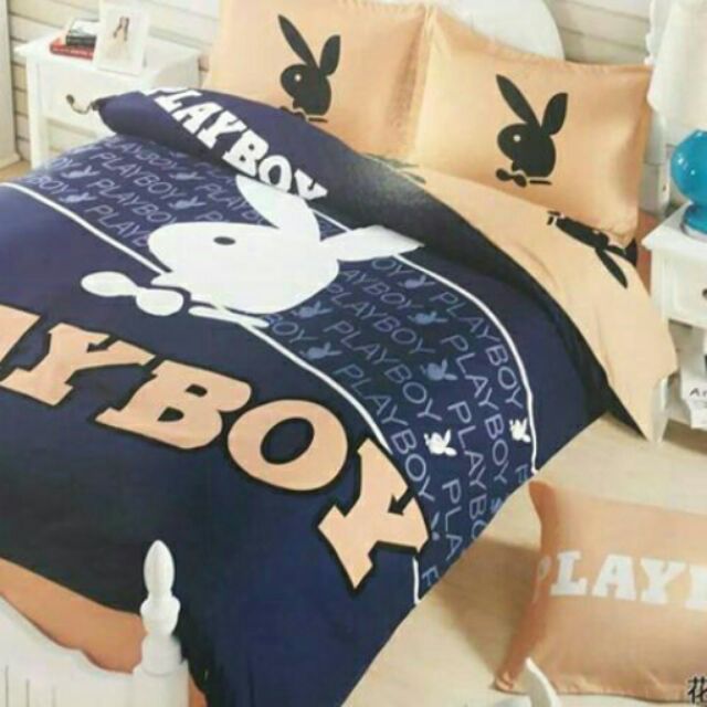Playboy Comforter Set Bedding Shopee Malaysia
