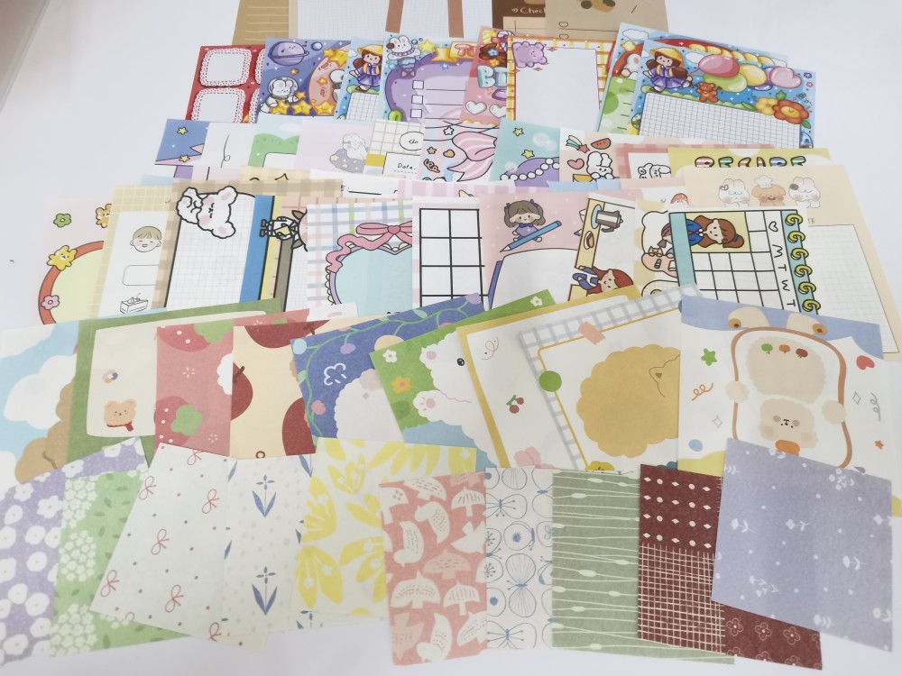 便签素材纸福袋手帐用品装饰写字记事便签不带粘性NotesDecoration Paper Mix Set | Shopee Malaysia