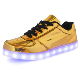 gold light up shoes for adults