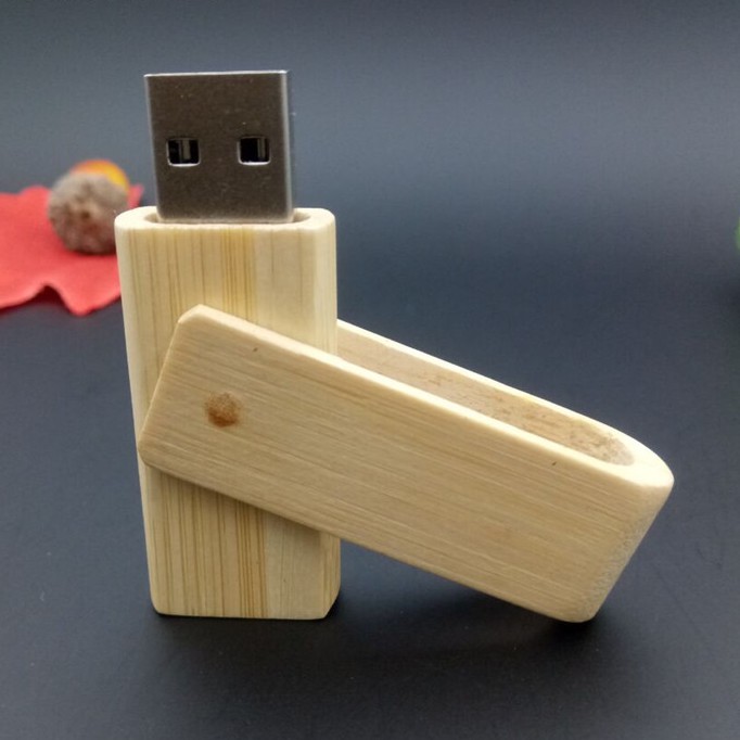 Bamboo USB Drive Pendrive, 32gb Storage Home Office Eco-Friendly & Sustainable Materials, Great For Vegan