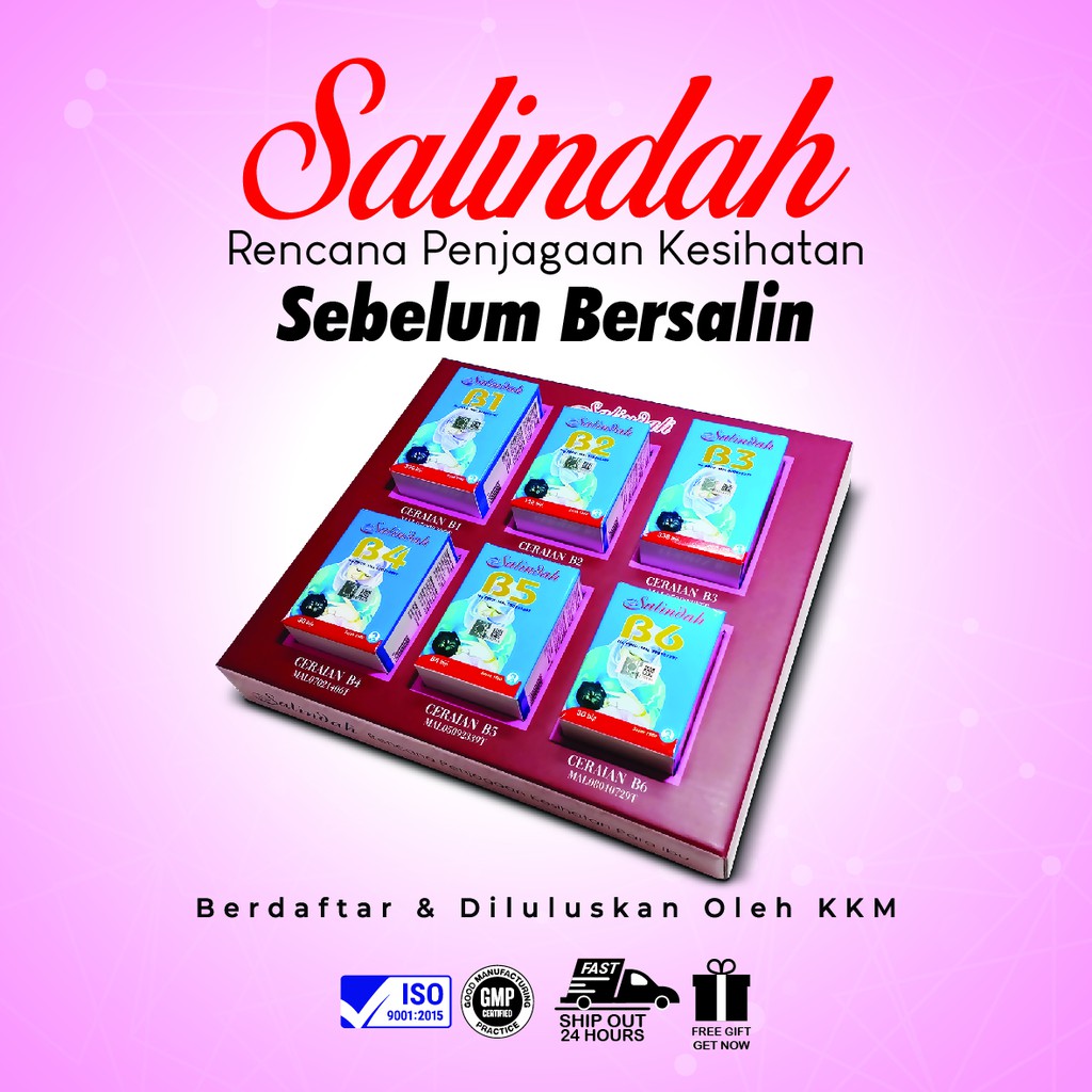 Original SALINDAH Set Hamil – Suplemen Kehamilan & Bersalin Era Edar ...