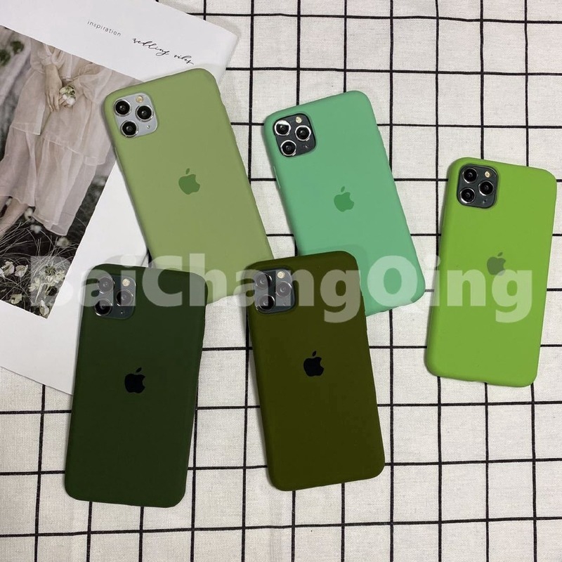 Iphone Liquid Silicone Case Iphone 11 6 7 8 Plus 5 X Xr Max Real Liquid Candy Colors Silicone Cover Mint Green Old Green Fragrant Green Dark Green Pine Green Shopee Malaysia