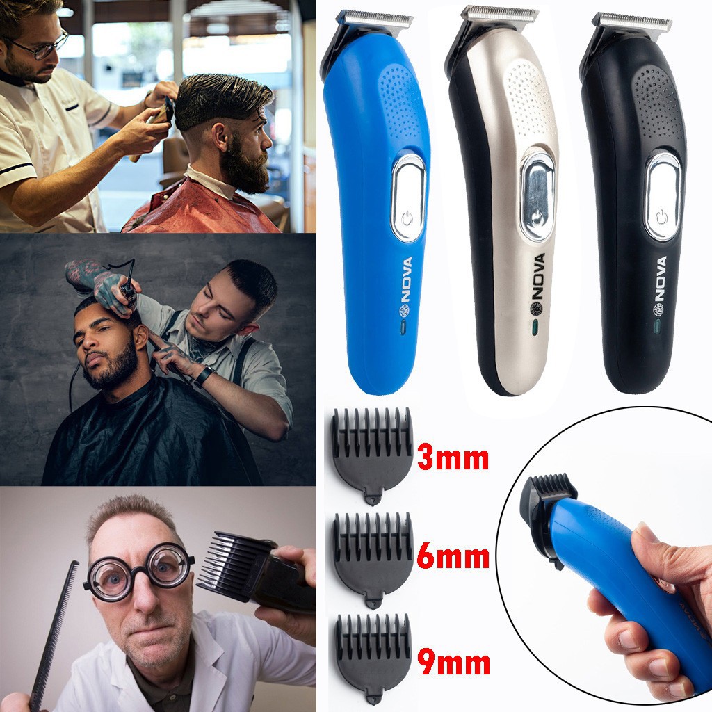 3mm 6mm 9mm Guide Combs Haircut Kit Clippers For Men Rechargeable | Shopee  Malaysia