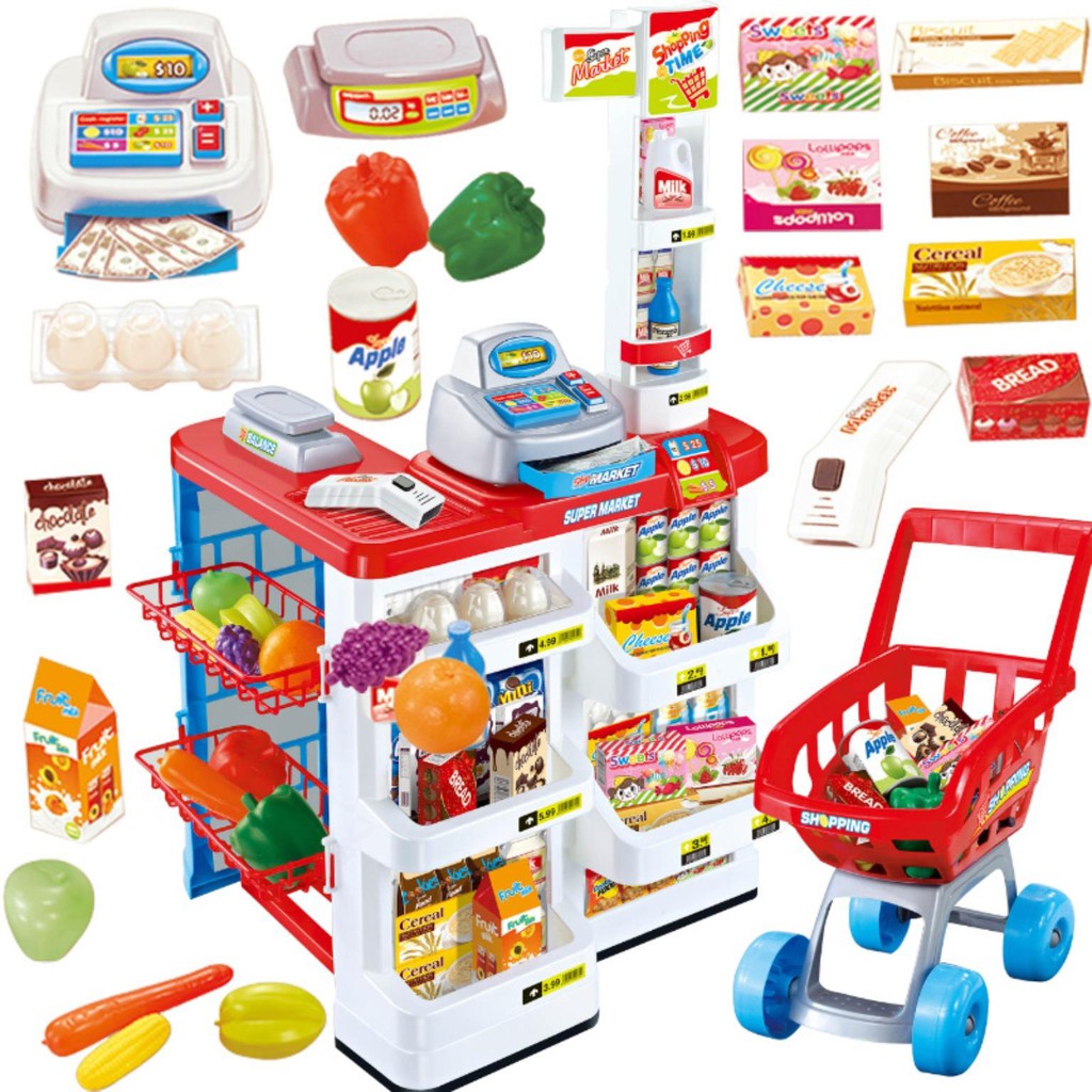 kids supermarket playset