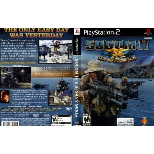 Ps2 Socom 2 U S Navy Seals Shopee Malaysia