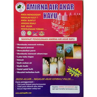 Amirna air akar kayu ubat kurap, kuku  Shopee Malaysia