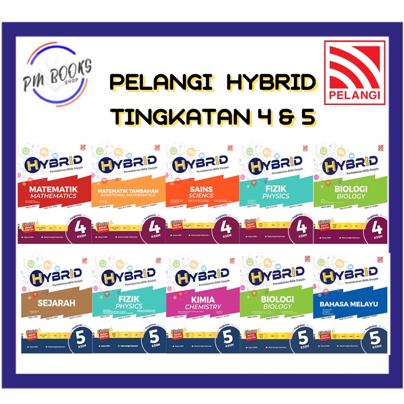 Pmb Pelangi Hybrid Pbd Tingkatan 4 Tingkatan 5 Kssm 2022 Buku Latihan Shopee Malaysia