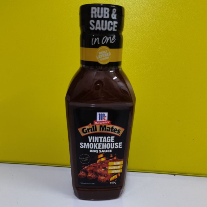 McCormick Grill Mates Vintage Smokehouse BBQ Sauce 500g Shopee Malaysia