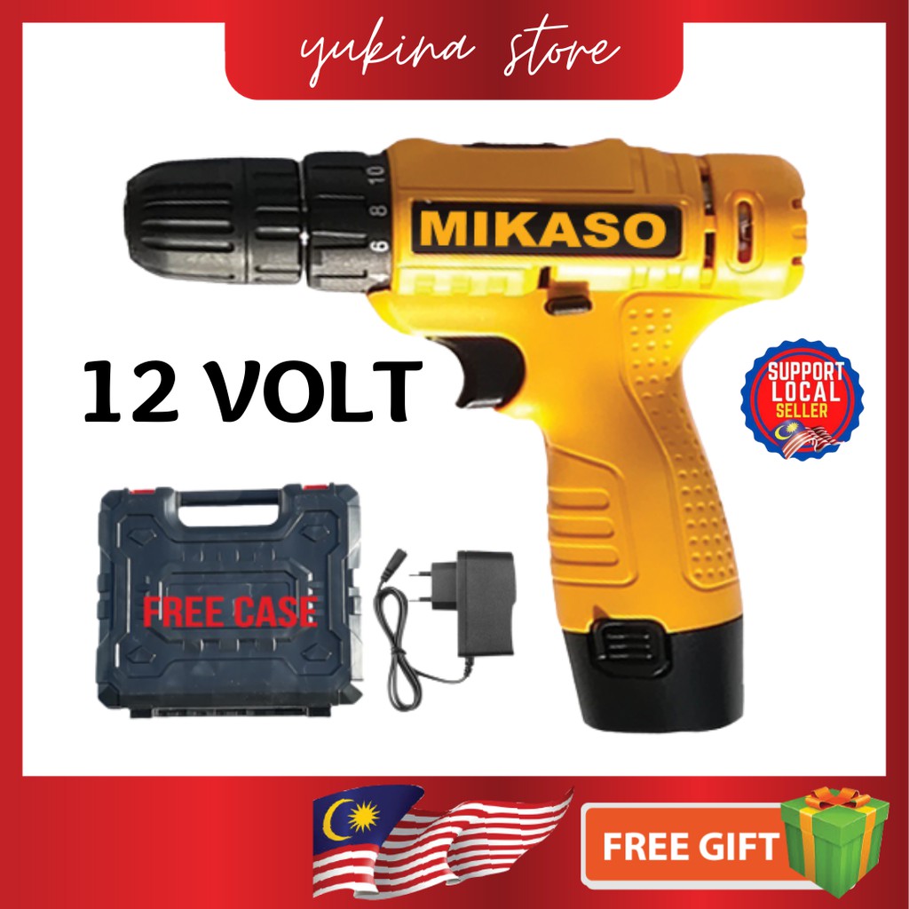 Buy Set Cordless Wireless Drill Screwdriver Screw Driver Heavy Duty Pvc Case 12 Volt Set Pemutar Skru Drill Tanpa Wayar Seetracker Malaysia