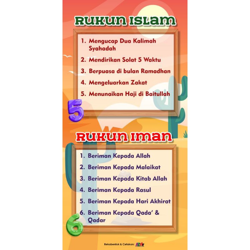 Rukun rukun islam iman dan PENGHAYATAN RUKUN