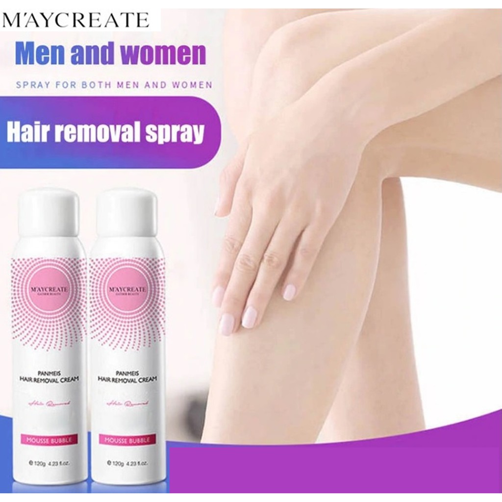 Maycreate Hair Removal Foam Women Hair Remover Cream Penanggal