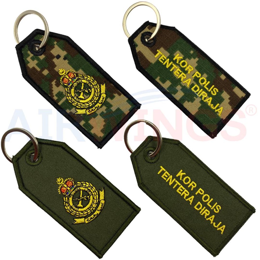 Buy Key Tag Kor Pol1s Tentera Diraja Kptd Embroidered Seetracker Malaysia