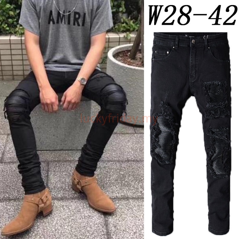 ripped jeans for young men