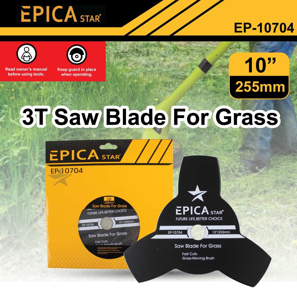 Epica Star Brush Cutter High Quality Trimmer Saw Blade Heavy Duty 10
