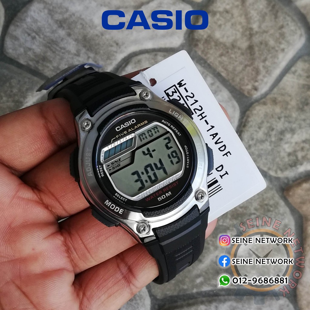 casio w212h
