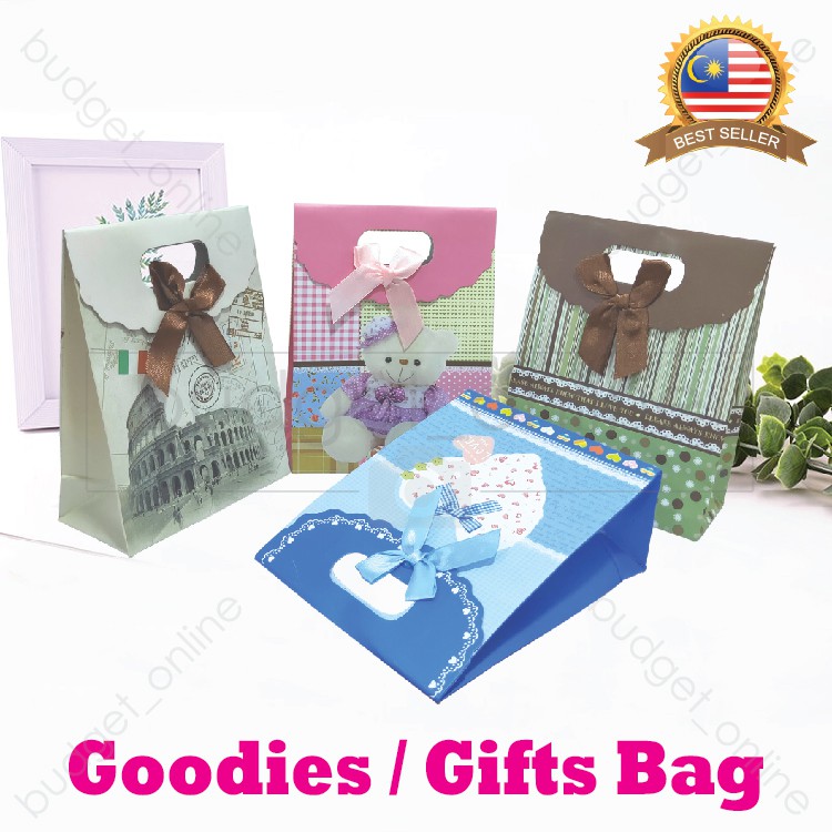 ( 1 SET 12 PCS ) Goodies Bag Kahwin Gifts Bag Event ...