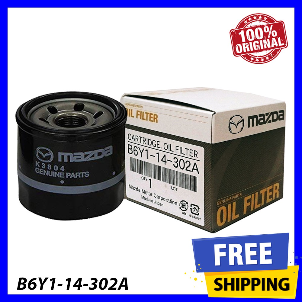 (100 Original) Mazda Oil Filter All Mazda Non Skyactive Mazda 2 & 3 / Premacy / RX8 Shopee
