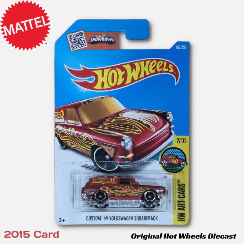 Hot Wheels Custom 69 Volkswagen Squareback Red Shopee Malaysia