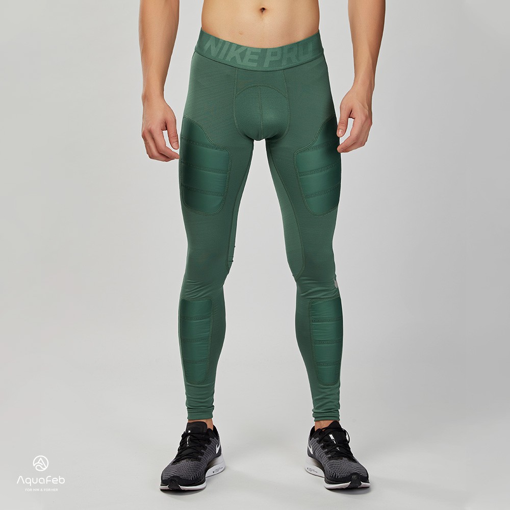 nike pro green leggings