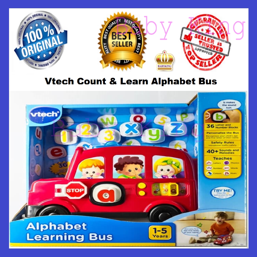 vtech alphabet learning bus