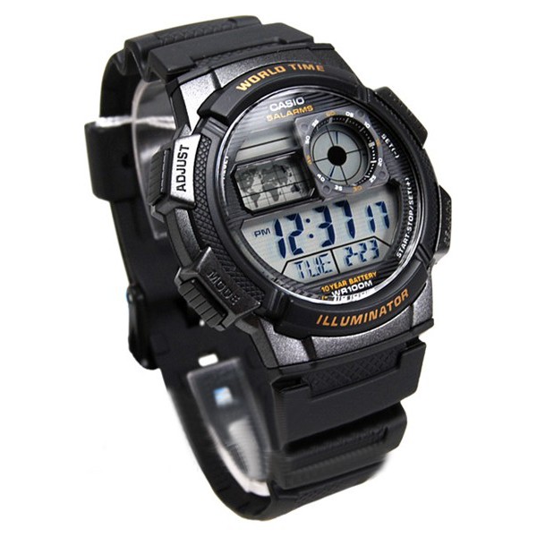 Jam Tangan Lelaki Jam Tangan Casio Casio Original Ae 1000w 1av Standard Digital Watch Shopee Malaysia