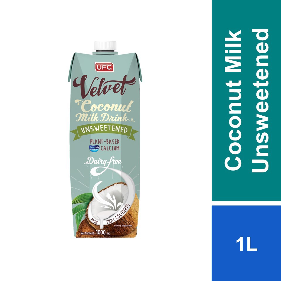 UFC Velvet Coconut Milk Drink Unsweetened 1L Shopee Malaysia