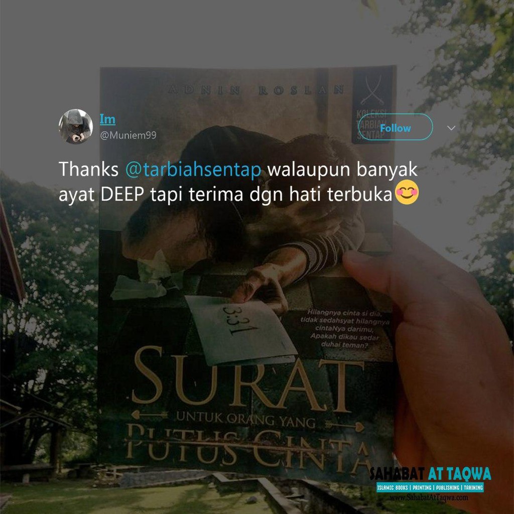 Surat Untuk Orang Yang Putus Cinta Shopee Malaysia