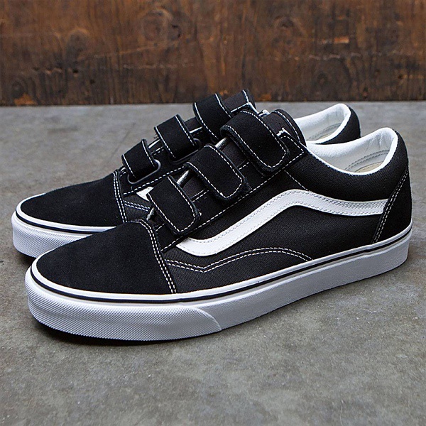 black strap on vans