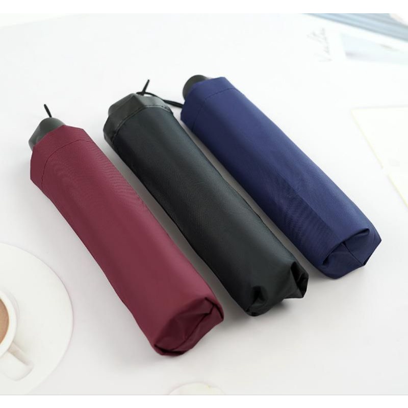 8 Bone Umbrella Foldable (Maroon,Black,Navy Blue) 8骨手动便攜折叠傘