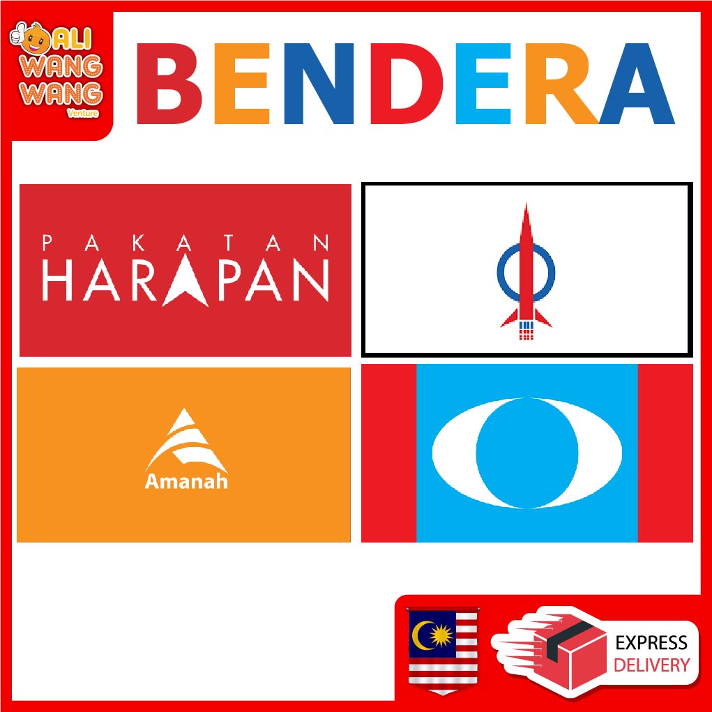 Bendera Pakatan Harapan Pakatan Harapan Flag Parti Parti Polotik Shopee Malaysia