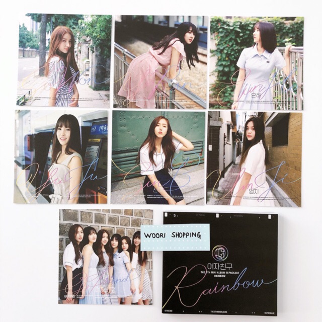 Gfriend Rainbow 5th Mini Album Repackage Unsealed Shopee Malaysia