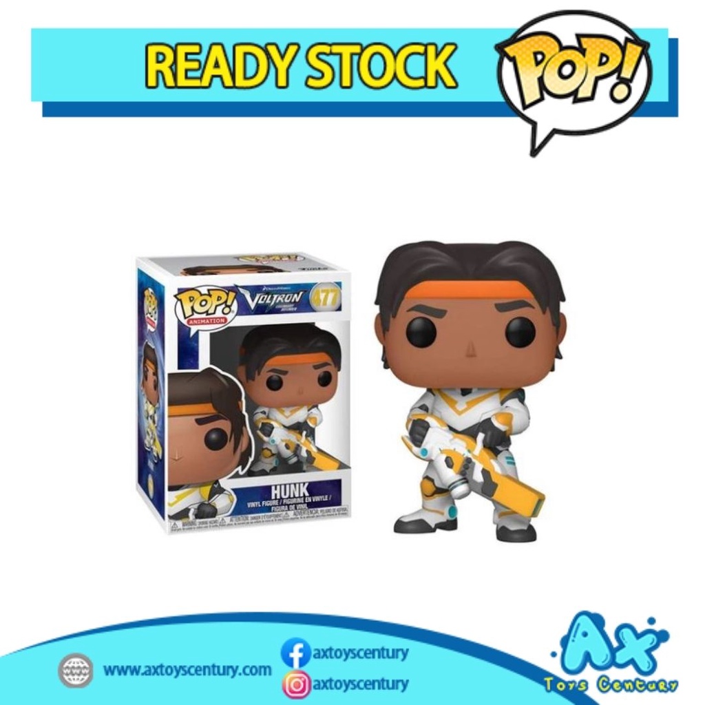 Funko Pop! Animation: Voltron - Hunk #477 100% Genuine